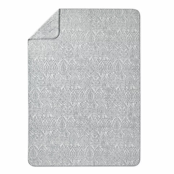 Casual Living Reversible Grey Plush Throw, 127 X 177 Cm