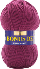 Sirdar Hayfield Bonus DK Double Knitting, White (961), 100G