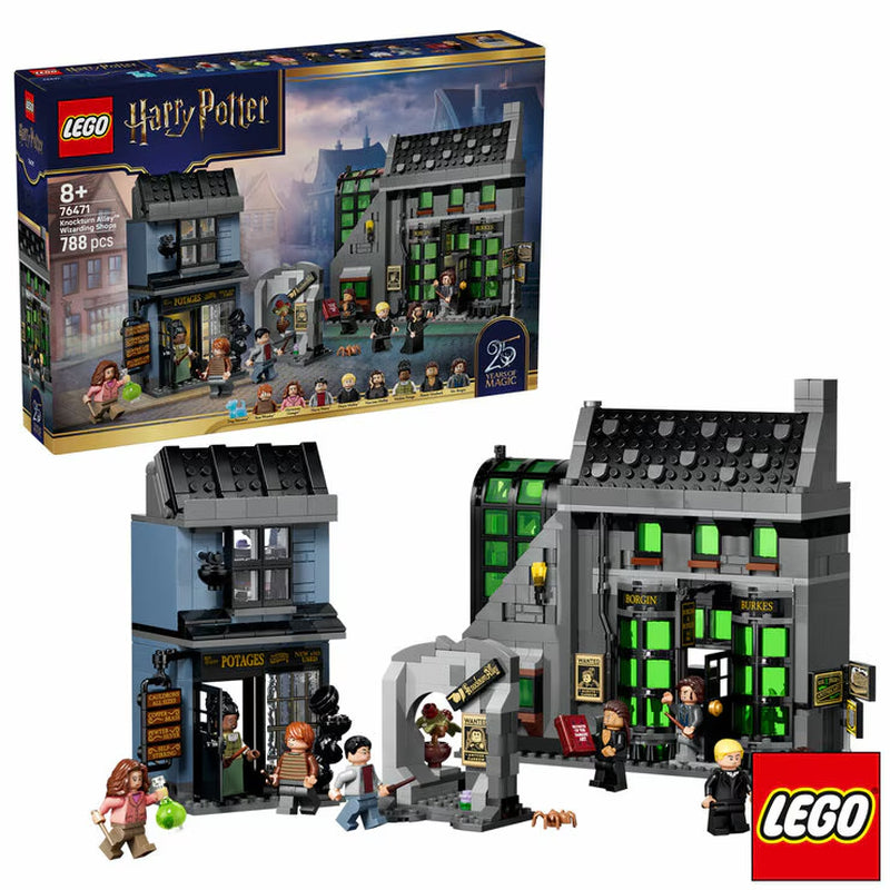LEGO Harry Potter Knockturn Alley Wizarding Shops - Model 76471 (8+ Years)