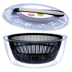 3L Salad and Vegetable Spinner Fast  Strainer Lettuce Washer and Dryer Kitchen Tool for Washing and Drying Vegetables and Fruits