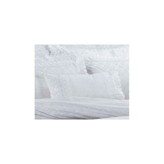 Serenity Stitch Broderie Anglaise Lace Trim | 2 Options Available: 50 X 30Cm Boudoir Cushion & Pair of Pillowcases | Available in 2 Colours | UK Based Brand | Fast Dispatch from UK Fulfillment Centre