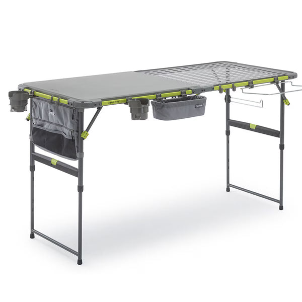 CORE 5FT Flexrail Outdoor Cook Table with Accessories