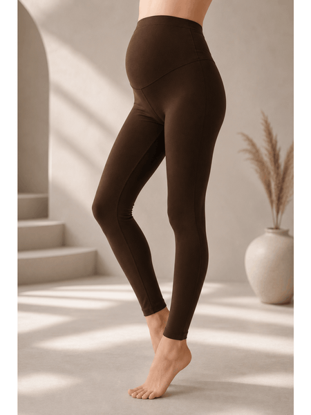 Maternity Leggings for Women – High Waist Over Bump Pregnancy Leggings | Soft Stretch Soft Touch Fabric | Pregnancy Leggings for Everyday Wear, Lounge, Work & Exercise