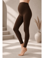 Maternity Leggings for Women – High Waist Over Bump Pregnancy Leggings | Soft Stretch Soft Touch Fabric | Pregnancy Leggings for Everyday Wear, Lounge, Work & Exercise