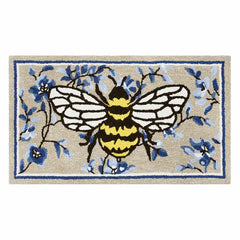 Spring Colourful Hooked Accent Rug in 4 Designs, 56 X 97 Cm