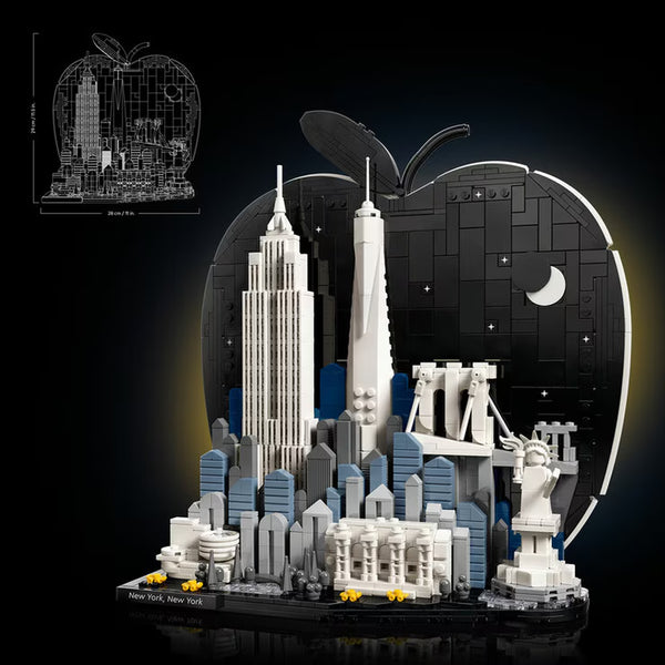 LEGO Architecture New York City – the Big Apple - Model 21066 (18+ Years)
