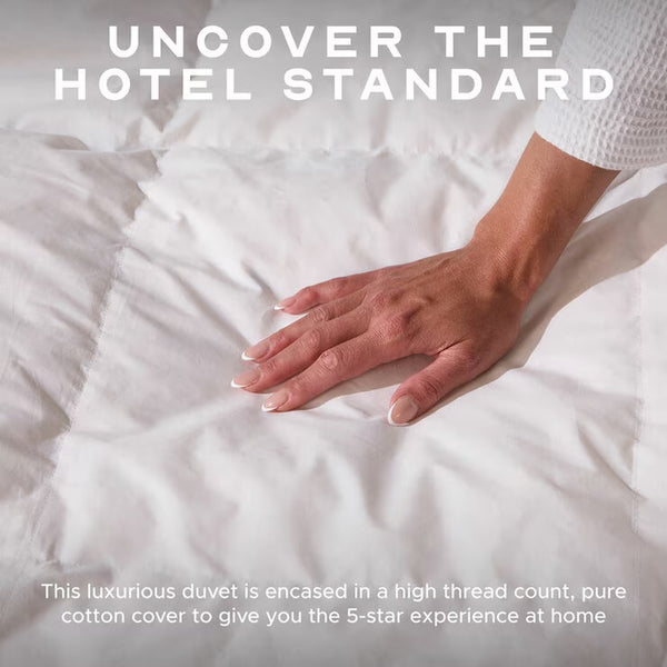 Snuggledown Hotel Signature Goose Feather & down All Seasons 13.5 Tog Duvet, in 3 Sizes