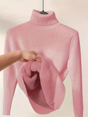 Women's Elegant Casual Cardigan Sweater-Long Sleeve,, High Collar, Keep Warm, Stylish Top for Cold Weather