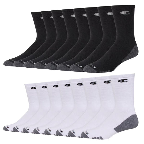Champion Men'S Crew Sock, 8 Pack