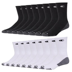 Champion Men'S Crew Sock, 8 Pack