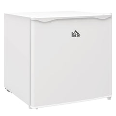 Tabletop Mini Freezer with 35 Litre Capacity, Small Freezer with Reversible Door, Adjustable Temperature and Removable Wire Shelf for Bedrooms, Home Office, White
