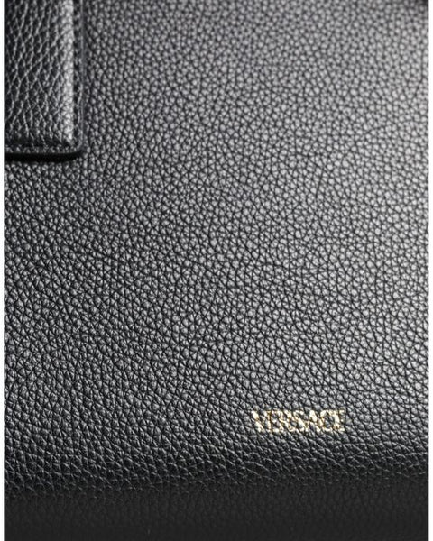 Versace La Medusa Crossbody Bag Black Leather Wo