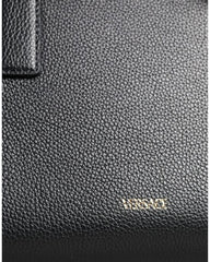Versace La Medusa Crossbody Bag Black Leather Wo