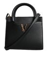 Versace La Medusa Crossbody Bag Black Leather Wo