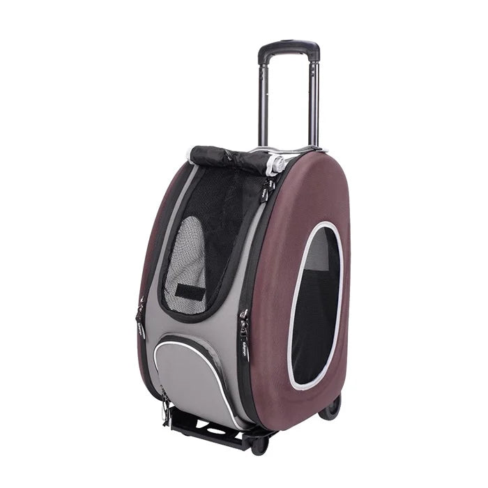 Innopet 4 in 1 Carrier/Trolley – Chocolate