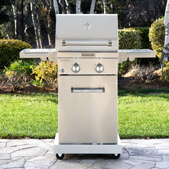 KitchenAid 2 Burner Stainless Steel Gas Barbecue Grill + Cover