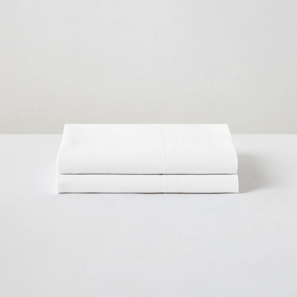 Purity Home 400 Thread Count Cotton Pillowcases, 2 Pack in White