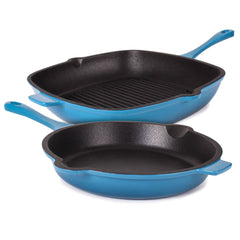 BergHOFF Neo Cast Iron 2 Piece Set in Blue