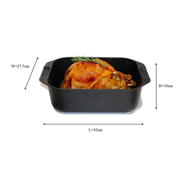 BergHOFF Eurocast Double Roasting Pan for Christmas Dinner