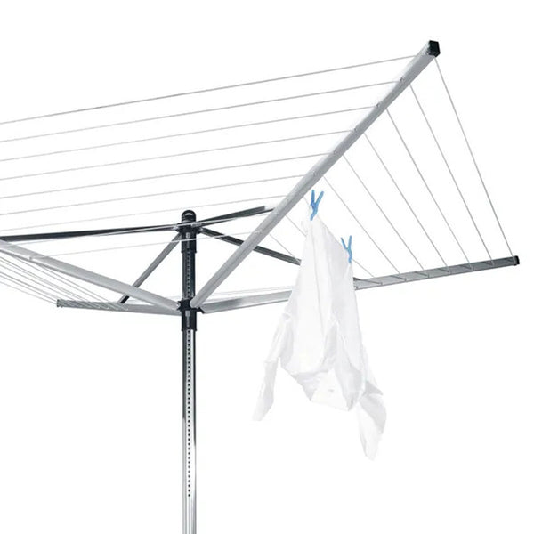 Brabantia Lift-O-Matic 60m Rotary Airer with Ground Spike + Cover