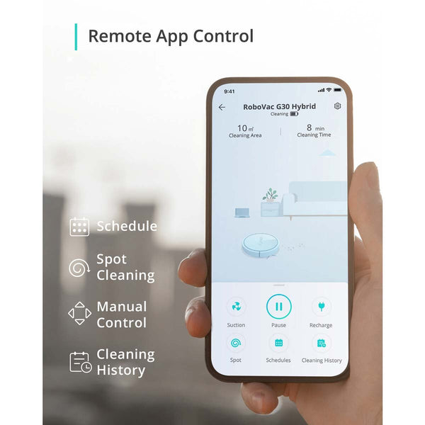 eufy Robovac G30 Hybrid Robotic Vacuum Cleaner, T2253V11