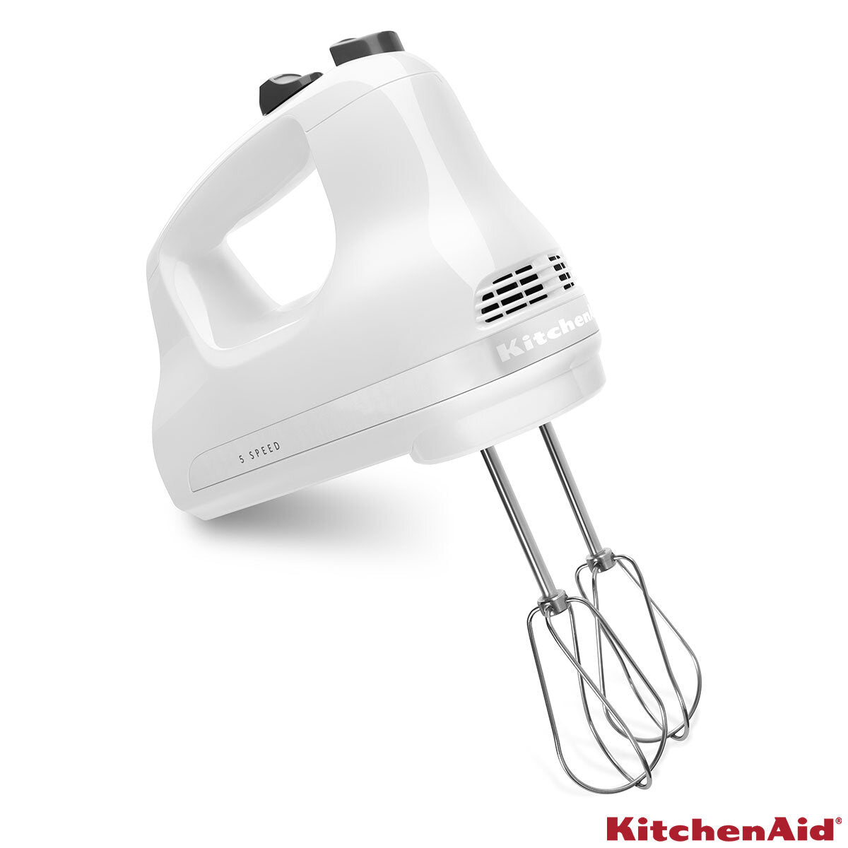 KitchenAid Classic 5 Speed Hand Mixer in White, 5KHM5110BWH