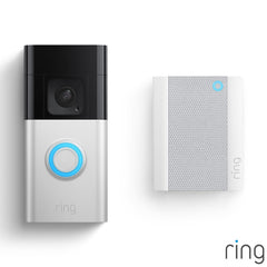 Ring Battery Video Doorbell Plus with 2nd Gen Chime Pro