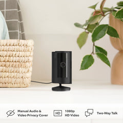 Ring Wired Indoor Camera Four Pack in Black