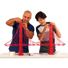 K'NEX 40 Inch Long (102cm) Architecture Golden Gate Bridge Building Set (9+ Years)