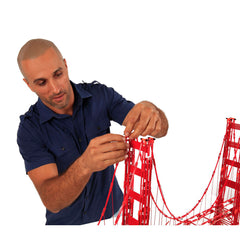 K'NEX 40 Inch Long (102cm) Architecture Golden Gate Bridge Building Set (9+ Years)