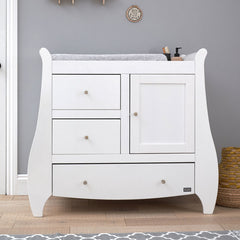 Tutti Bambini Katie Chest Changing Unit in White