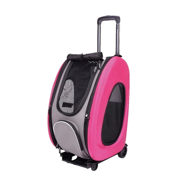 Innopet 4 in 1 Carrier/Trolley – Pink