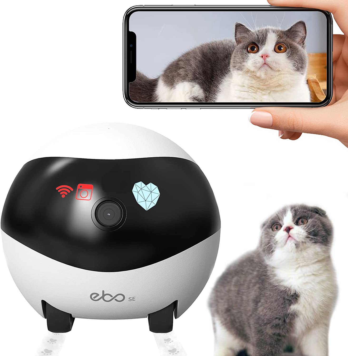 Enabot Ebo SE  Self-charging Smart Companion Robot