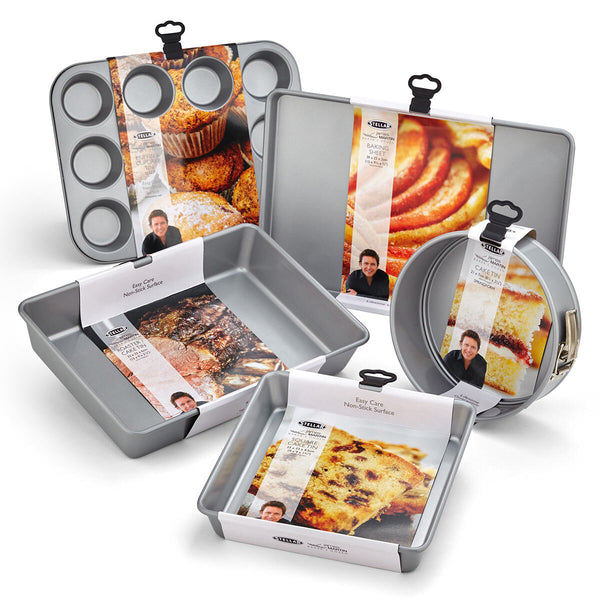 Stellar James Martin 5 Piece Steel Non-Stick Bakeware Set