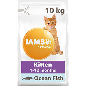 IAMS for Vitality Dry Kitten Food with Fresh Fish