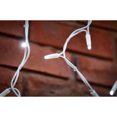 Lights4You 13ft (4m) 152 LED Ice White Outdoor Icicle Light