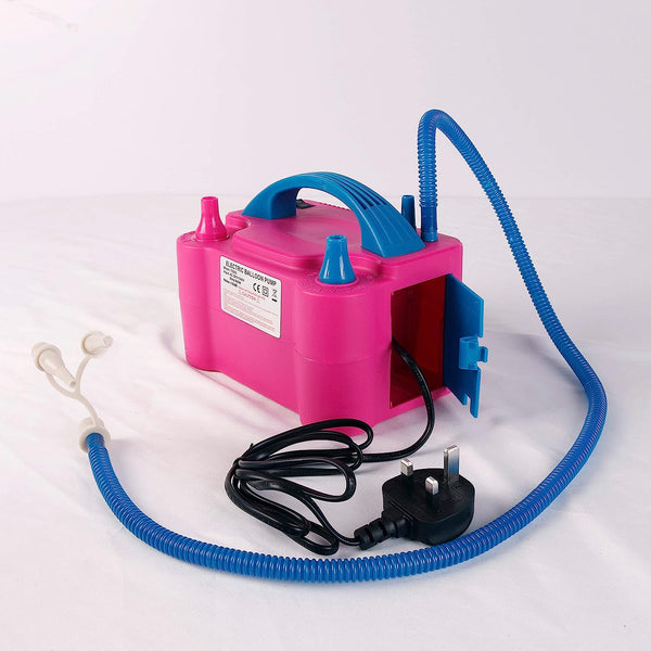 Electric Inflator Balloon Pump, 220V-240V 600W Portable Dual Nozzle (Balloon Arch Kit Included)