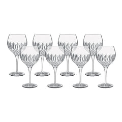 Luigi Bormioli Diamante Crystal Gin Glasses, 8 Pack