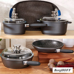 BergHOFF Eurocast Discovery 8 Piece Cookware Set