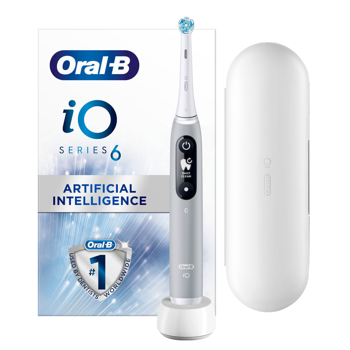 Oral-B iO Series 6 Ultimate Clean Electric Toothbrush, Grey