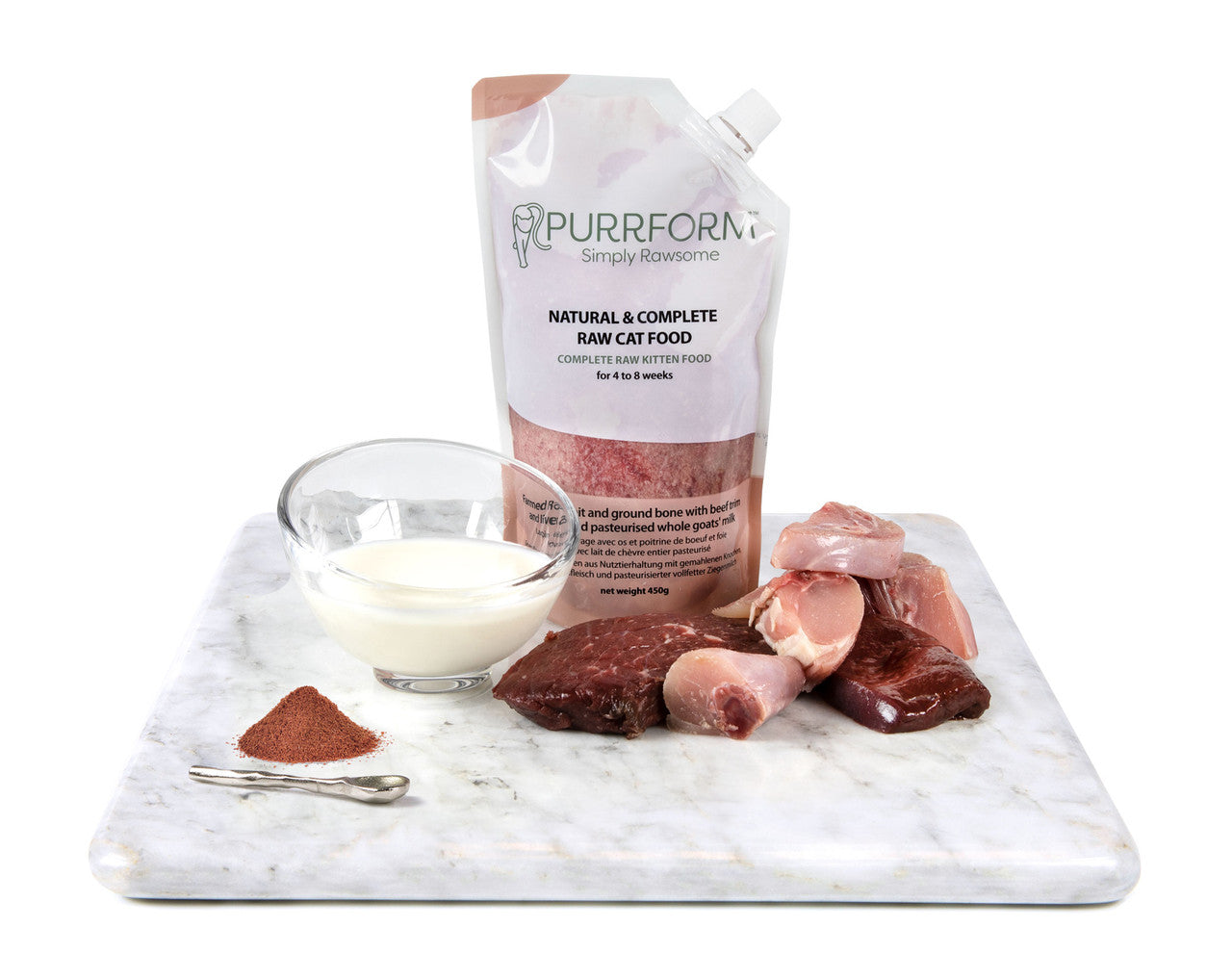 Purrform Complete Weaning Paste for Kittens - Farmed Rabbit 450g ...