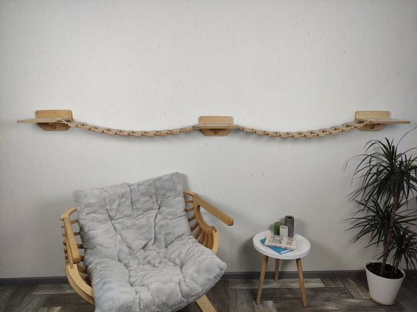 Cat wall bridge light