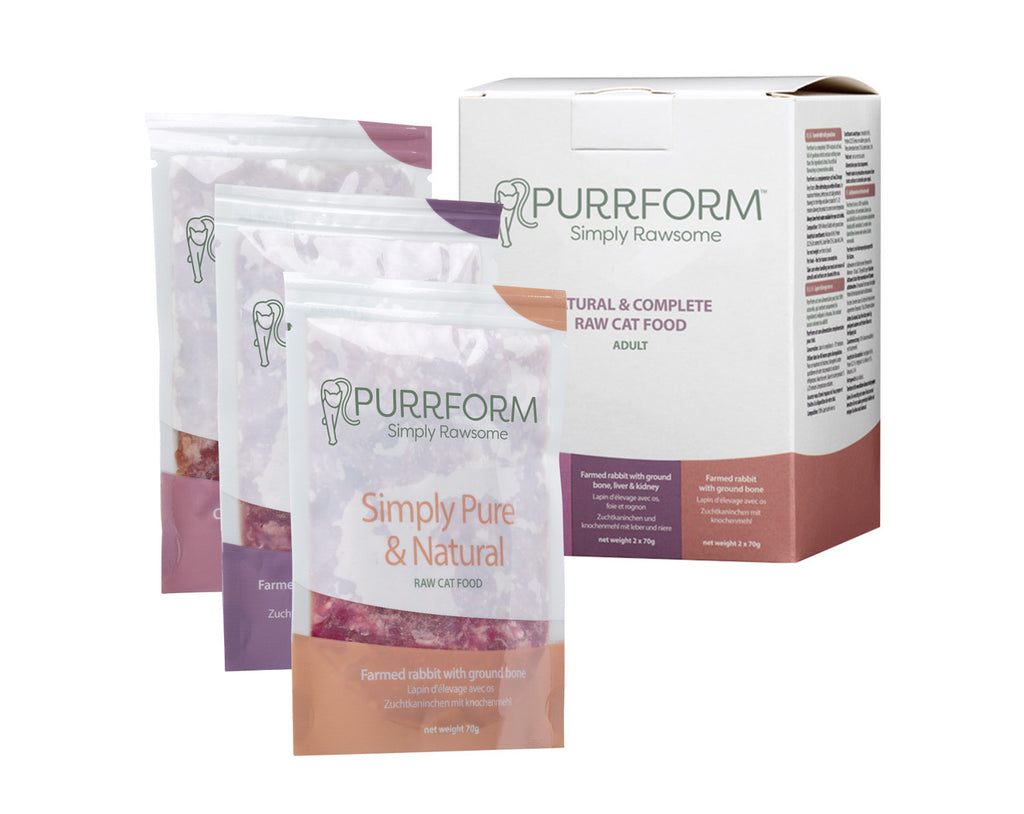 Purrform Mixed Box 001 (ADULT CAT) 6 X 70G POUCHES