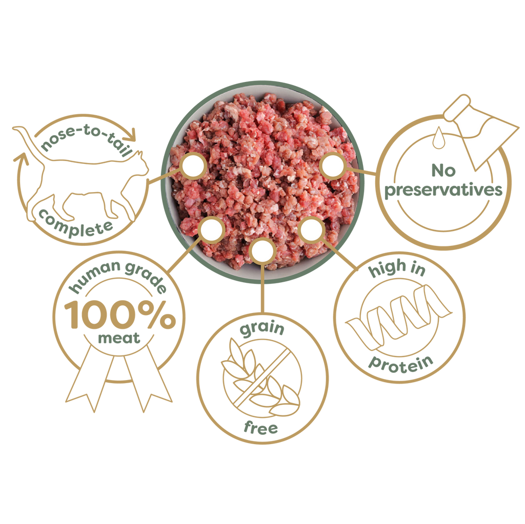 Purrform Ox Heart Treats (ADULT AND KITTEN) 150g