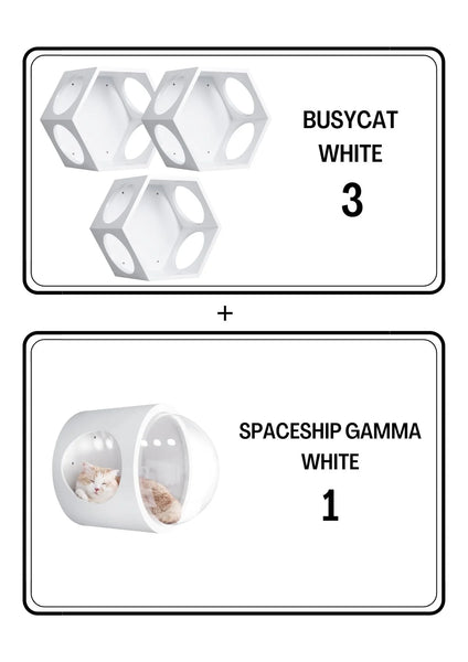 VERTICAL CAT WALKWAY | BLANC BUNDLE (ALL-WHITE)