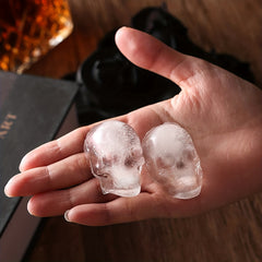 Coolest Ice Cubes Ever: 3D Flexible Silicone Skull Ice Mold Maker Tray