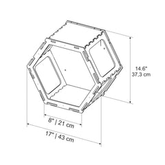 Hexagon set “Symmetry” – Dark