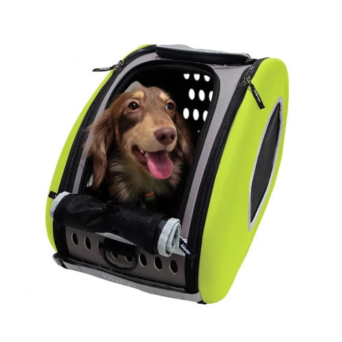 Ibiyaya | 5-in-1 Combo EVA Pet Carrier / Stroller | Luxury Package | Apple Green