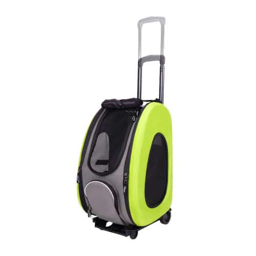 Ibiyaya | 5-in-1 Combo EVA Pet Carrier / Stroller | Luxury Package | Apple Green