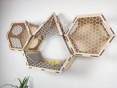 “Condo” Hexagon house set – (Light)